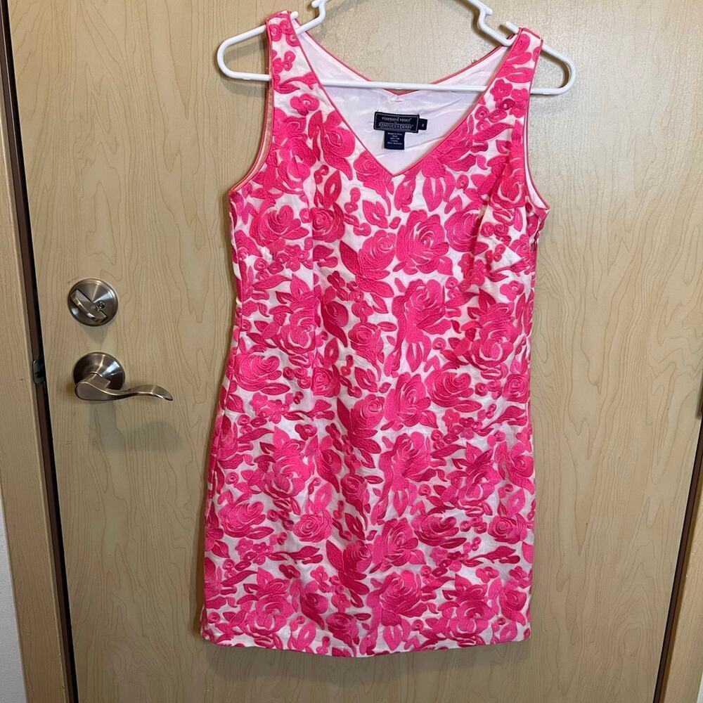Vineyard vines silk dress for the Kentucky derby